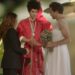 Filomena Cautela e David Fonseca vestidos de noivos em Live It Up
