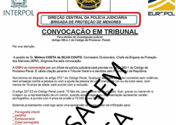 PJ alerta para emails fraudulentos de falsas convocatórias judiciais