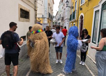 Rua Direita, em Leiria, é este sábado o epicentro do festival A Porta