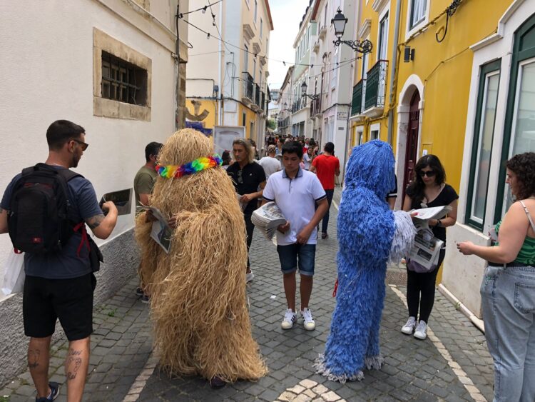 Rua Direita, em Leiria, é este sábado o epicentro do festival A Porta