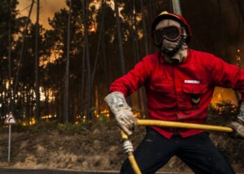 Dois incêndios mobilizam 411 bombeiros e 9 meios aéreos em Ourém e Pombal