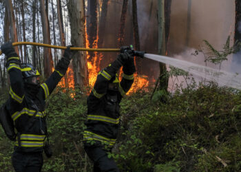 Fogo dominado em Leiria, chamas lavram em Pombal