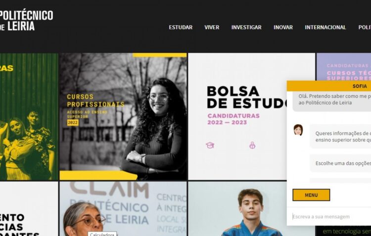 Sofia falou com 3.370 utilizadores do Politécnico de Leiria