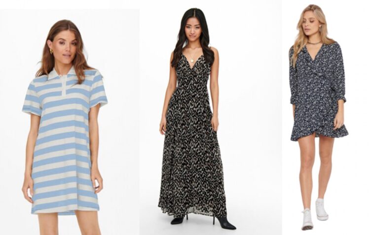 Cinco vestidos estampados da Only para um verão mais bonito, que podes encontrar em MySpringfield.com