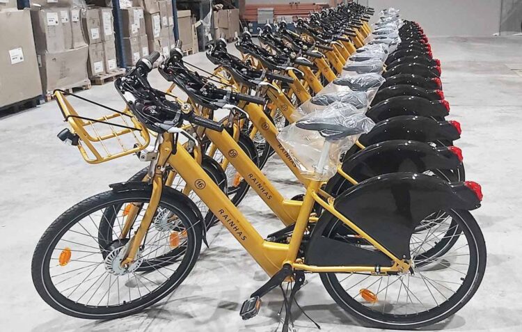 Já se pedala nas Rainhas eléctricas das Caldas