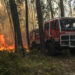 Bombeiros combatem dois incêndios na freguesia da Caranguejeira, Leiria