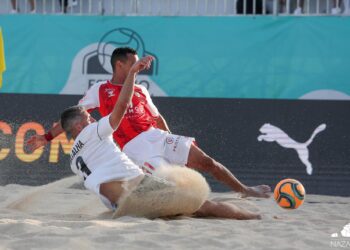 Braga e Casa do Benfica de Loures discutem título da elite do futebol de praia na Nazaré