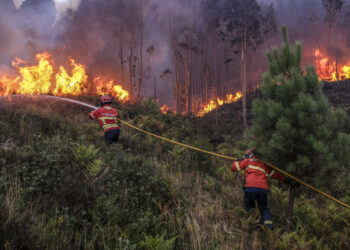 Região em risco elevado a extremo de incêndio rural, Portugal em alerta