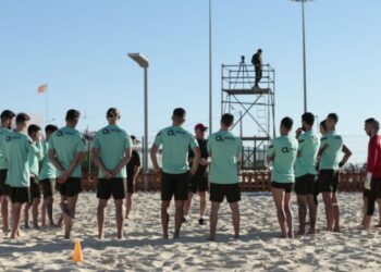 Selecção prepara qualificação para os Jogos Mundiais de Areia 2023 na Nazaré