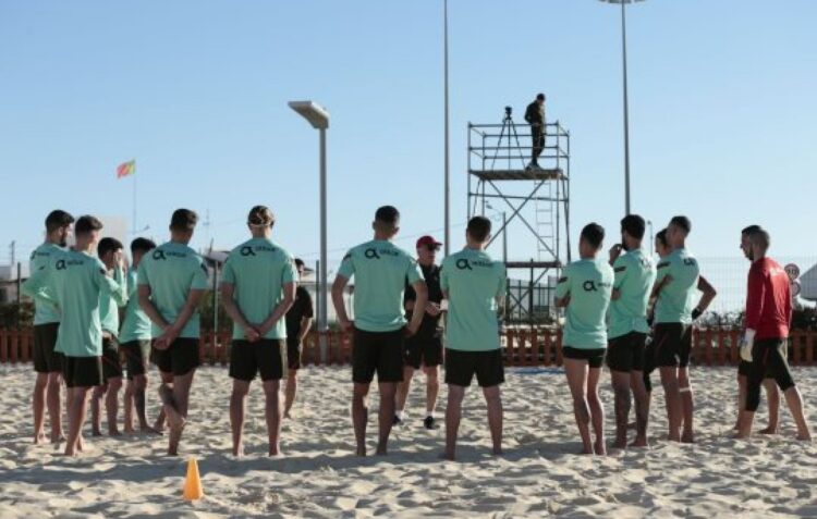 Selecção prepara qualificação para os Jogos Mundiais de Areia 2023 na Nazaré