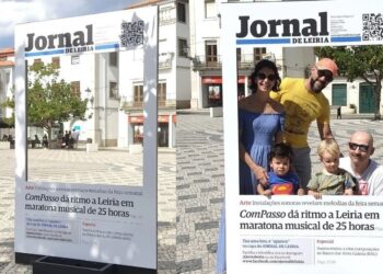 Seja primeira página do JORNAL DE LEIRIA no ComPasso de Música