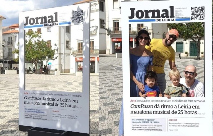 Seja primeira página do JORNAL DE LEIRIA no ComPasso de Música