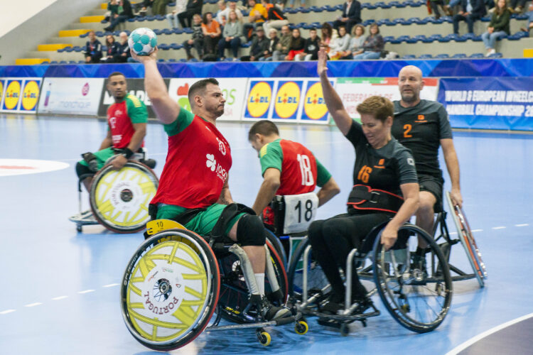 Portugal entra a vencer no Mundial e Europeu de Andebol em Cadeira de Rodas em Leiria