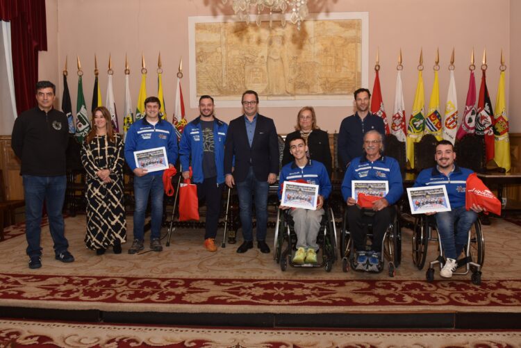 Campeões mundiais de andebol em cadeira de rodas homenageados por Leiria