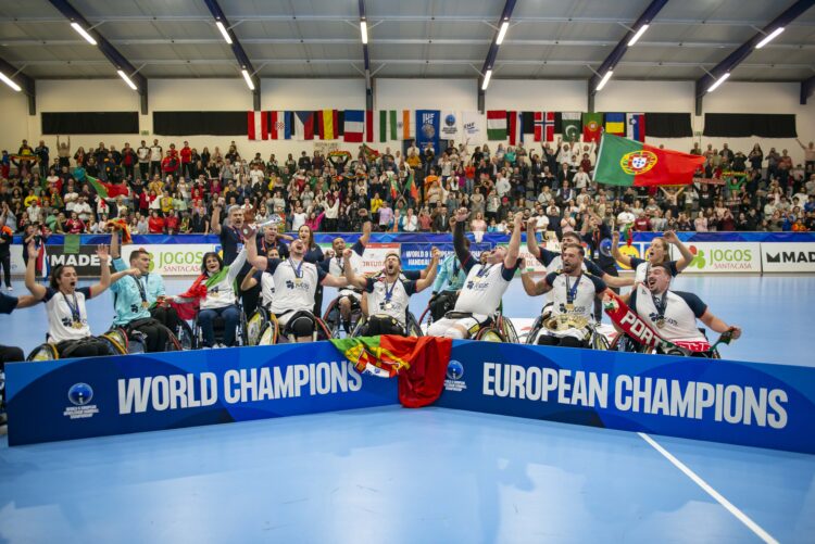 Portugal sagra-se campeão do Mundo e da Europa de andebol em cadeira de rodas em Leiria