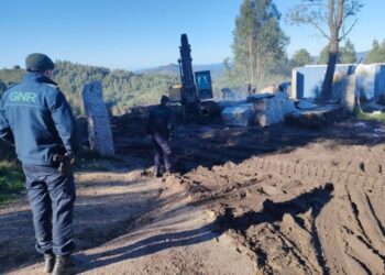 GNR fiscalizou uma dezena de exploração de inertes no distrito
