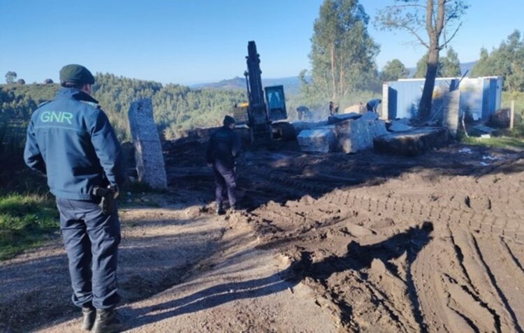 GNR fiscalizou uma dezena de exploração de inertes no distrito