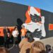Mural pintado em Leiria alerta para o fim da violência contra mulheres