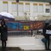 Professores em greve por melhores condições manifestam-se em Colmeias