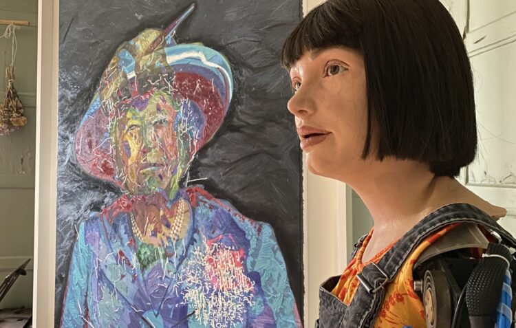 Aquele robô é um artista. Ou não?