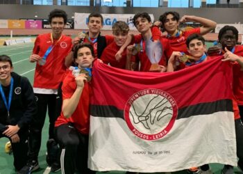 Juventude Vidigalense sagra-se campeã nacional sub-18 masculinos em pista coberta