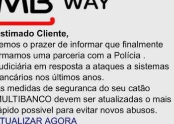 PJ alerta para mensagem fraudulenta com MBway