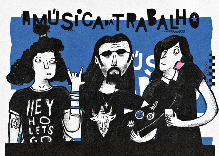Oficina de artes visuais com Tenório desafia crianças e jovens a ilustrar as profissões da indústria da música