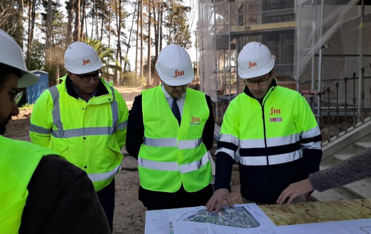 Obra da Villa Portela vai a meio. E promete oferecer o que Leiria não tem