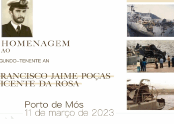 Porto de Mós e Marinha homenageiam militar falecido em acidente com fragata