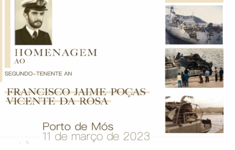 Porto de Mós e Marinha homenageiam militar falecido em acidente com fragata