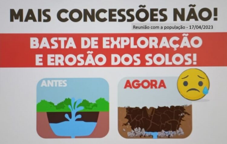 Reunião sobre exploração de inertes em Monte Redondo