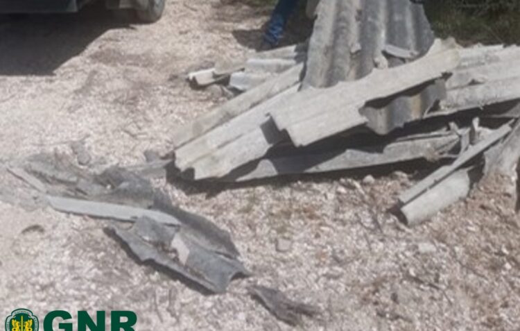 GNR identifica em flagrante homem que estava a abandonar resíduos urbanos em mancha florestal