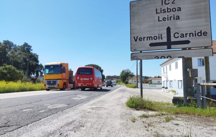IC2 entre Leiria e Pombal em obras a partir de segunda-feira