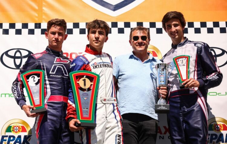 João Miguel Oliveira vence em Braga para o Campeonato de Portugal de Rotax