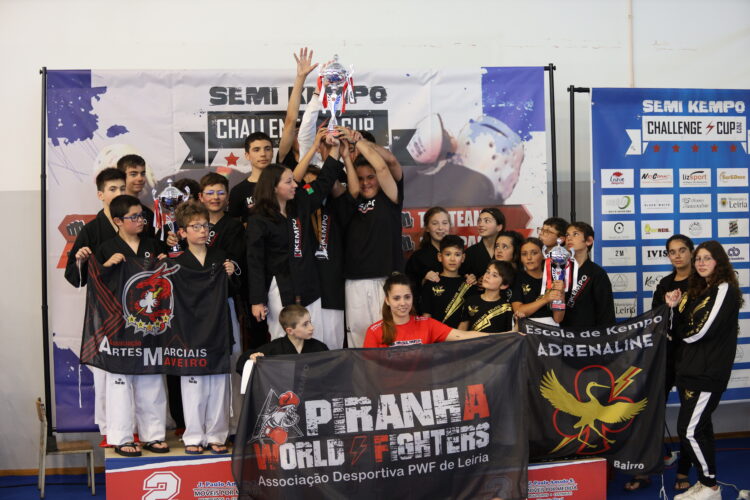 Piranha World Fighters de Leiria conquista 1.º lugar por equipas no Semi Kempo Challenge Cup