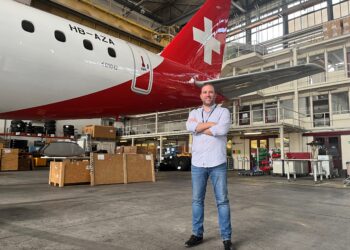 Nuno Bajouco: De Leiria para a Suíça para fazer manutenção de aviões