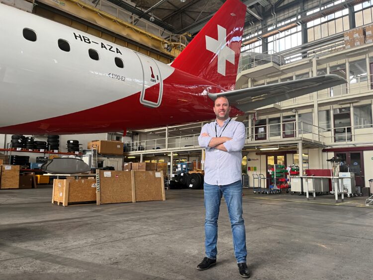 Nuno Bajouco: De Leiria para a Suíça para fazer manutenção de aviões