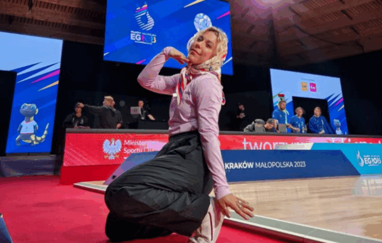 Vanessa Marina terminou os Jogos Europeus entre as oito melhores b-girls
