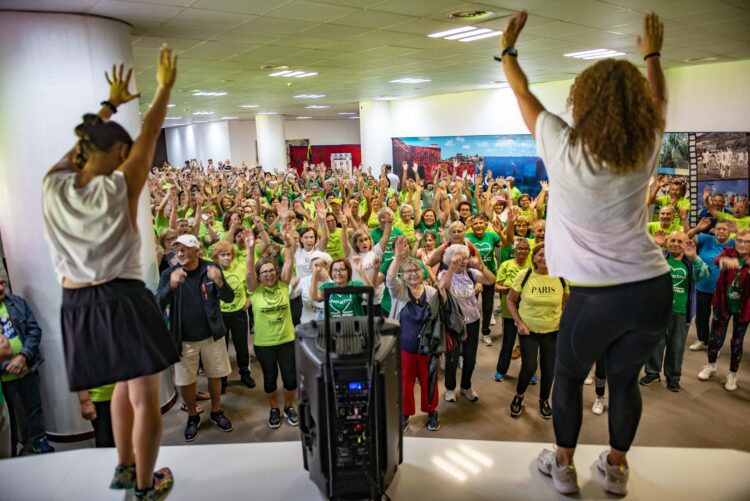 Aulas de ginástica e de dança juntam cerca de 700 seniores na cidade do Lis
