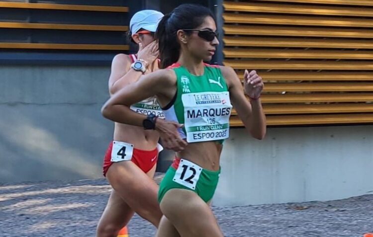 Bruna Marques no top-10 dos 20 quilómetros marcha nos Campeonatos Europeus de Sub-23
