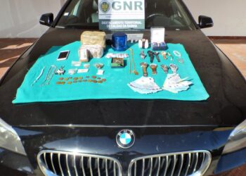 GNR de Caldas da Rainha detém casal suspeito por tráfico de droga e furto na Amadora