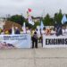 Polícias em protesto junto à festa da Jornada Mundial da Juventude em Leiria