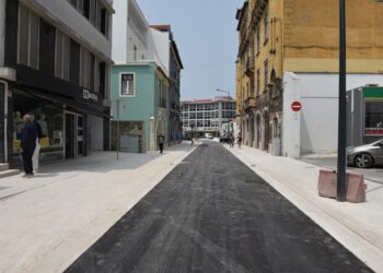 Rua Mouzinho de Albuquerque, em Leiria, reabre ao trânsito esta terça-feira