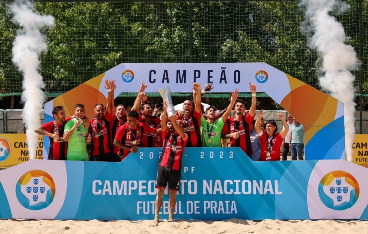 Associação Desportiva Nazaré 2022 sagra-se campeã nacional de futebol de praia