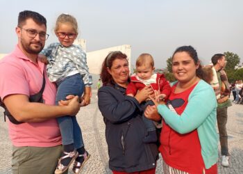Simão, um dos muitos bebés que o Papa abençoou em Fátima