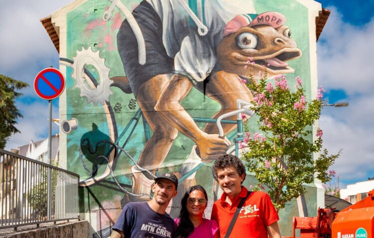 Novo mural de arte urbana embeleza centro histórico de Pombal