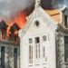 Bombeiros combatem incêndio nos Pavilhões do Parque das Caldas da Rainha