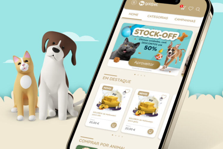 Goldpet lança nova aplicação online dedicada aos amigos de quatro patas