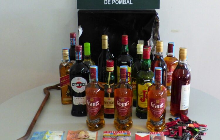 GNR apanha trio por furto de tabaco e bebidas alcoólicas em Pombal