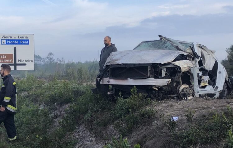 Despiste perto de Vieira de Leiria provoca um ferido grave